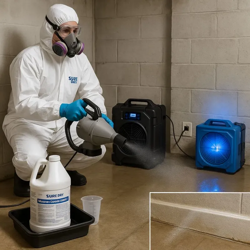 Sanitization and Odor Removal process in Colonial Beach, VA